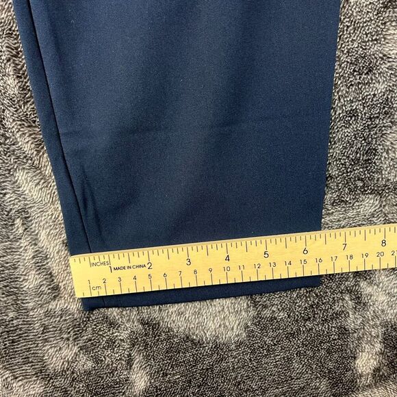 Lululemon ABC Warpstreme Men's Pants 33X26 Navy Blue Square Dot LM5AQXS - Picture 7 of 8